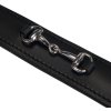 Opasok kožený Egg Butt Equestro, black/silver