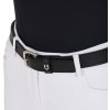 Opasok kožený Egg Butt Equestro, black/silver