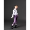 Legíny jazdecké Sophia Equipage, s gripom, zimné, detské, montana grape