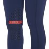Legíny jazdecké Kao Light Equestro, s gripom na kolenách, dámske, navy/red