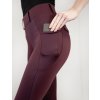 Legíny Active Loui Fager, polovičný sed, dámske, burgundy