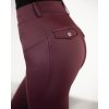 Legíny Active Loui Fager, polovičný sed, dámske, burgundy