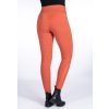 Legíny jazdecké Edinburgh Mesh HKM, s gripom, dámske, brandy