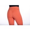 Legíny jazdecké Edinburgh Mesh HKM, s gripom, dámske, brandy