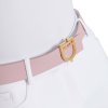 Opasok kožený Double-Face Equestro, gold/pink white