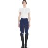 Legíny jazdecké Kao Light Equestro, s gripom, dámske, navy/white