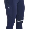 Legíny jazdecké Kao Light Equestro, s gripom, dámske, navy/white