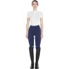Legíny jazdecké Kao Light Equestro, s gripom, dámske, navy/emerald