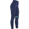 Legíny jazdecké Kao Light Equestro, s gripom na kolenách, dámske, navy/emerald
