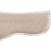 Dečka tlmiaca Spine Free Memory Foam & Bamboo Acavallo, drezúrna, COB/FULL, sand/white