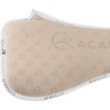 Dečka tlmiaca Spine Free Memory Foam & Bamboo Acavallo, drezúrna, COB/FULL, sand/white