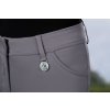 Rajtky Della Sera HKM, s gripom, vyšším pásom, dámske, deep grey
