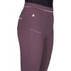 Legíny jazdecké Fayen QHP, s gripom, dámske, vintage violet