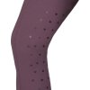 Legíny jazdecké Fayen QHP, s gripom, dámske, vintage violet