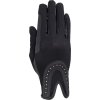 Rukavice jazdecké Good Luck Glitter RSL, black/rose gold coloured