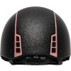 Prilba jazdecká H22 SWING, black mat/shine/rosé gold