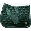 Dečka podsedlová Velvet Monogram PS of Sweden, skoková, midnight green