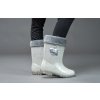 Gumáky zateplené Light Glitter Equipage, detské, silver