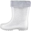 Gumáky zateplené Light Glitter Equipage, detské, silver