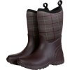Topánky outdoorové Thermo HKM, zimné, dámske, brown/beige check