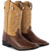 Topánky westernové POOL'S, detské, brown/cognac