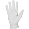 Rukavice jazdecké Glitter Logo EQUESTRO, dámske, biele