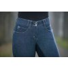 Nohavice jazdecké Miss Blink HKM, s celokoženým sedom, jeans blue