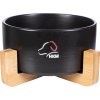 Miska pre psov Buddy HKM, porcelánová, čierna