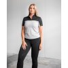 Tričko s krátkym rukávom Naomi Fager, black/light grey
