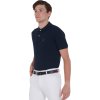 Opasok kožený Polo S Equestro, black/blue/burgundy