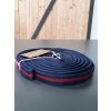 Lonž bavlnená Umbria Equitazione, 8 m, navy/burgundy