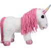 Plyšový jednorožec Cuddle Pony HKM, biely