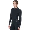 Tričko polo Strass Equestro, dámske, čierne