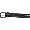 Opasok kožený Clincher Equestro, black/silver