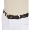 Opasok kožený Egg Butt Equestro, brown/gold