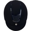 Prilba jazdecká Eclipse Plain Velvet Equestro, navy
