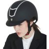 Prilba jazdecká Eclipse Plain Matt Equestro, black/silver