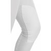 Rajtky Selene Equestro, s kolennými záplatami, dámske, biele