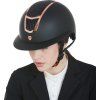 Prilba jazdecká Eclipse Stone Mat Wide Visor Equestro, black/rose gold (Obvod hlavy 	59-61 cm)