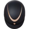 Prilba jazdecká Galaxy Shiny Equestro, black/rose gold shiny