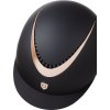 Prilba jazdecká Galaxy Shiny Equestro, black/rose gold shiny