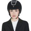 Prilba jazdecká Eclipse Stone Velvet Equestro, black/silver (Obvod hlavy 	59-61 cm)