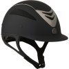 Prilba jazdecká Defender Pro ONE･K, matt/chrome/black
