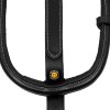 Martingal Contrast Stitching Equestro, čierny