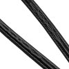 Martingal Contrast Stitching Equestro, čierny