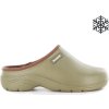 Papuče Clogsy Sherlow Blackfox, zimné, pre dospelých, khaki