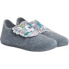 Papuče Lara Equipage, dievčenské, grey melange