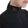 Tričko multifunkčné Equestro, dámske, black/red