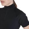 Tričko multifunkčné Equestro, dámske, black/red
