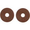 Krúžky na zubadlo BERIS, gumové, 75 mm, pár, hnedé